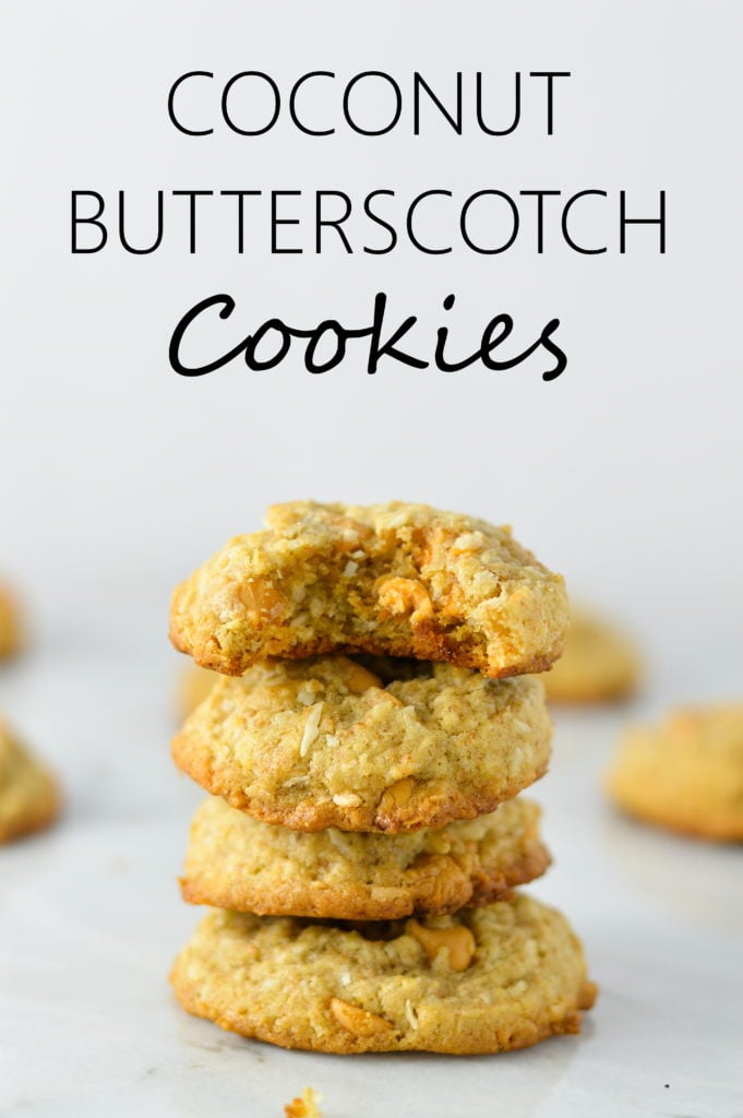 Coconut Butterscotch Cookies