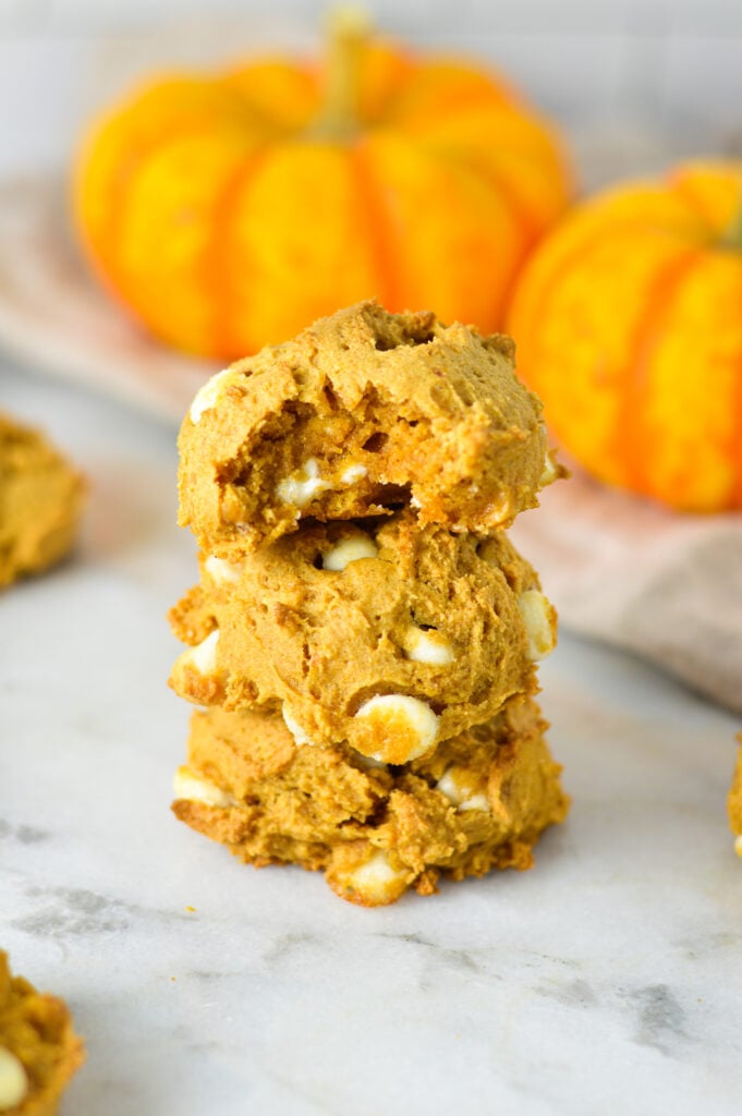 White Chocolate Pumpkin Cookies