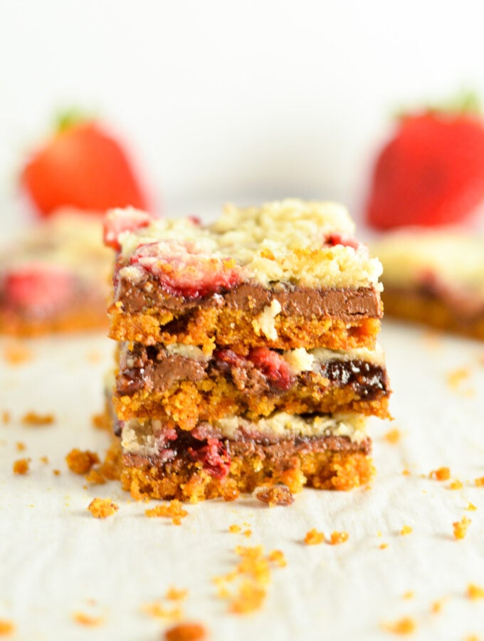 Strawberry Nutella Bars