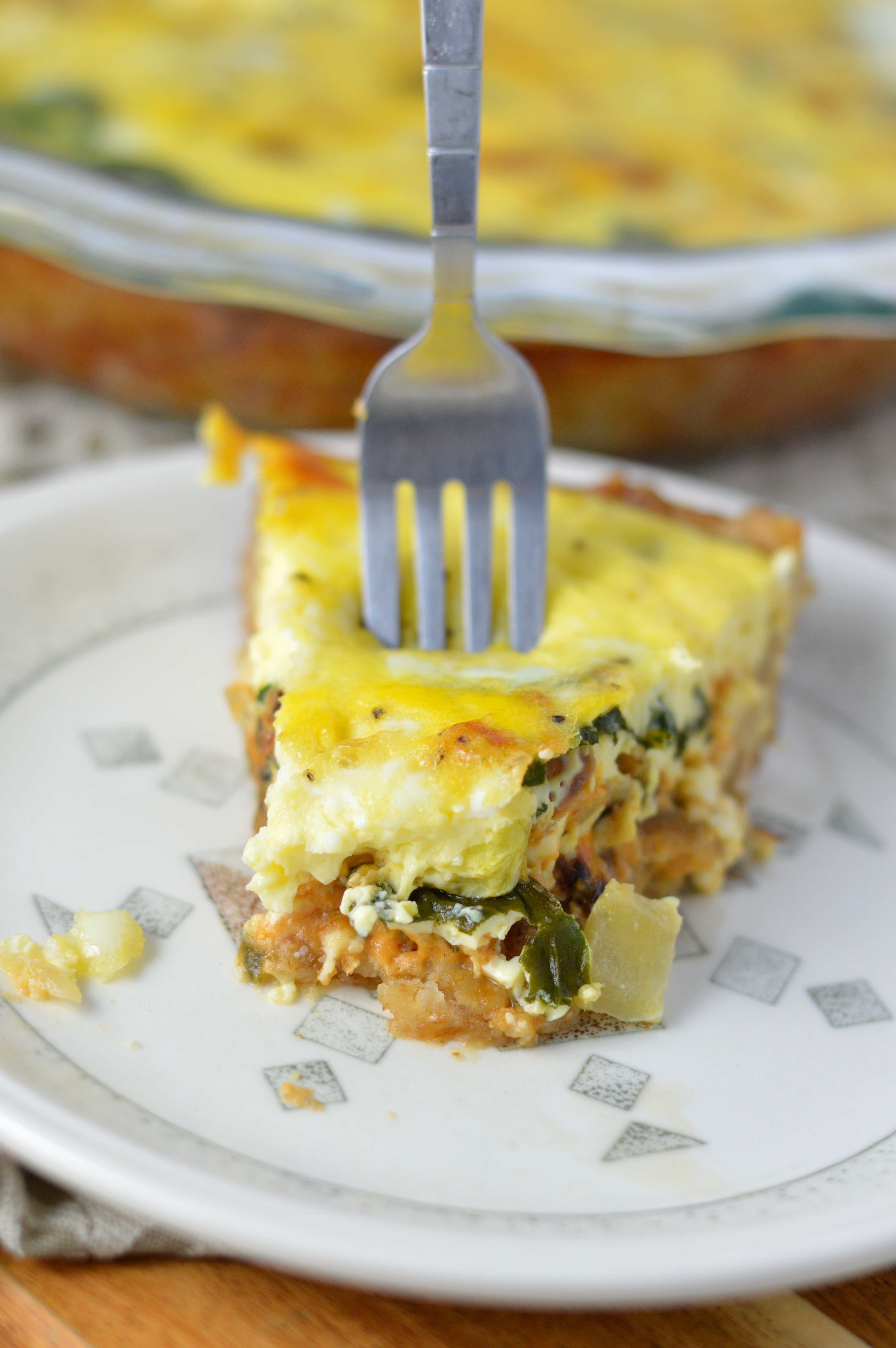 This Spinach and Feta Quiche is made with fresh baby spinach, crumbled feta and homemade crust. One of my favourite dinner recipes.