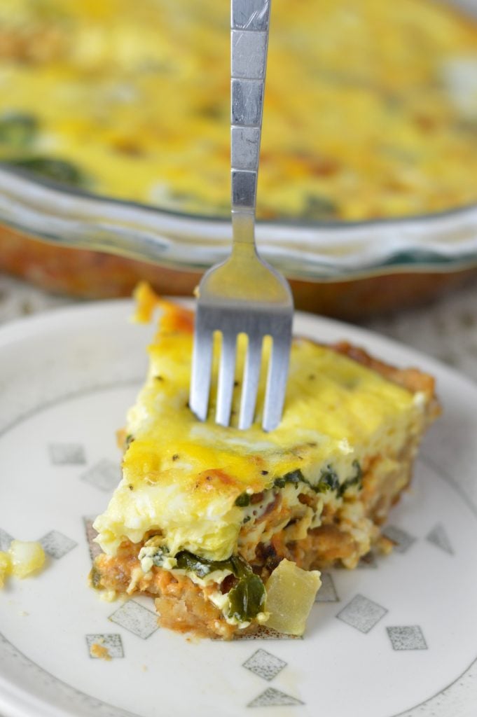 This Spinach and Feta Quiche is made with fresh baby spinach, crumbled feta and homemade crust. One of my favourite dinner recipes.