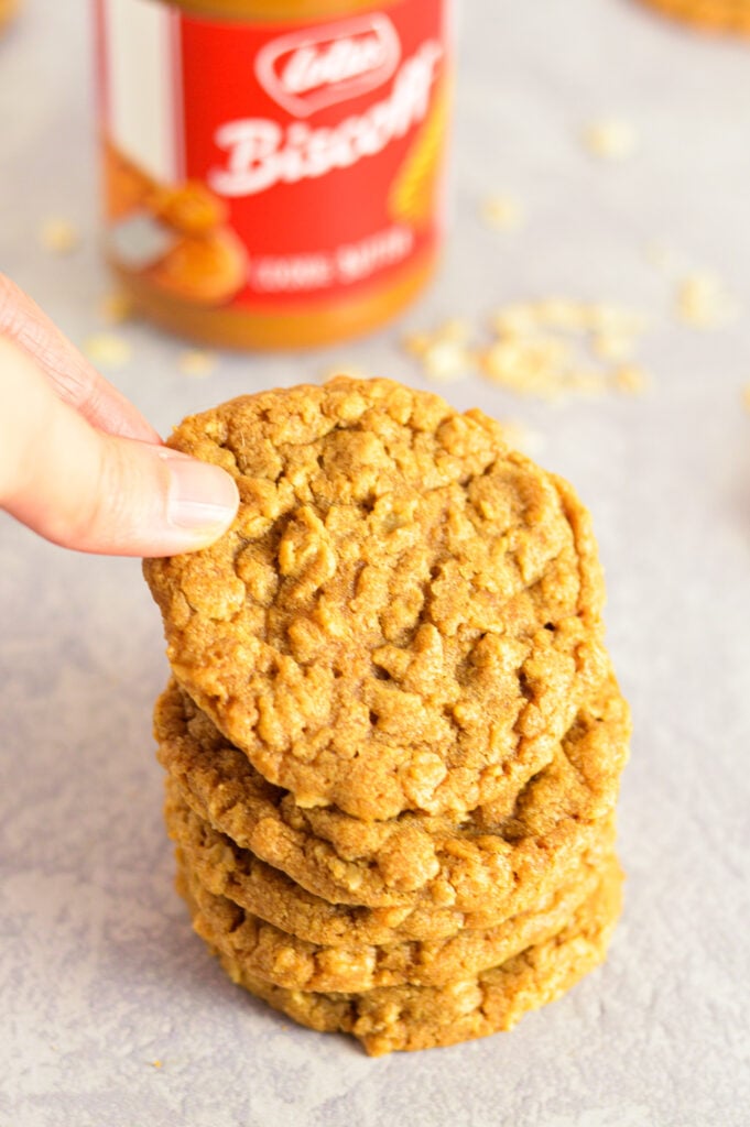 Biscoff Oatmeal Cookies