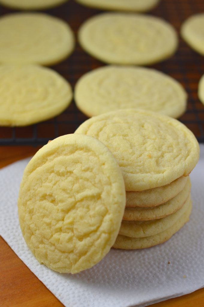 Cookies made with 6 egg yolks. These Citrus Egg Yolk Cookies are made with orange extract and lemon extract.