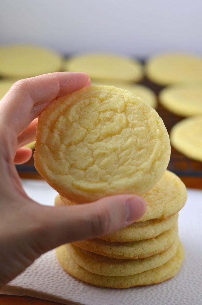 Cookies made with 6 egg yolks. These Citrus Egg Yolk Cookies are made with orange extract and lemon extract.