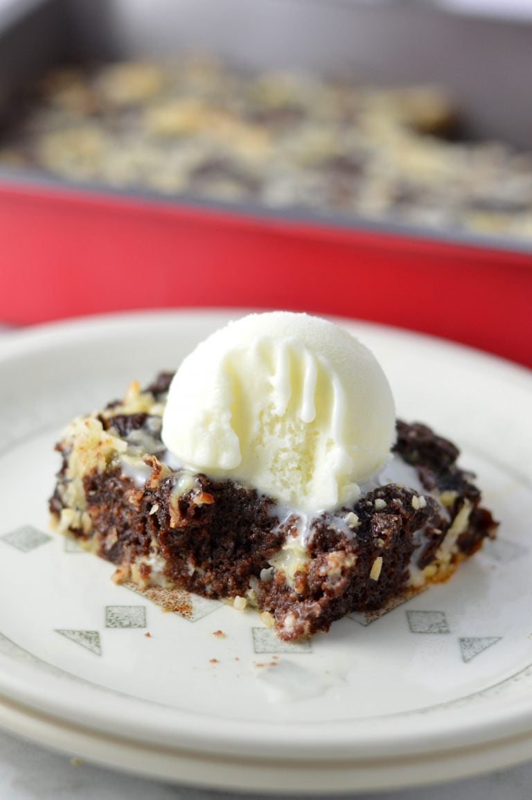 Leftover Brownie Bread Pudding