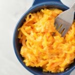 Butternut Squash Macaroni and Cheese recipe made with spiralized butternut squash noodles. This is a gluten free and healthier version of mac and cheese!