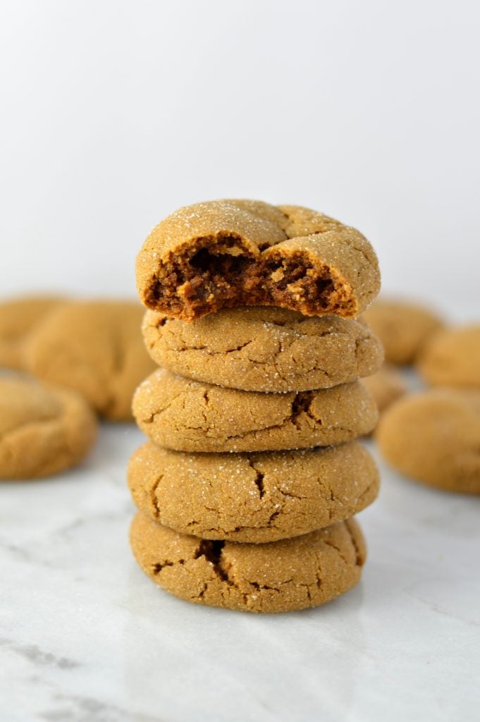 Simple Soft Gingerbread Cookies are not only for Christmas. This easy recipe is made with molasses and makes a perfect dessert or snack idea.