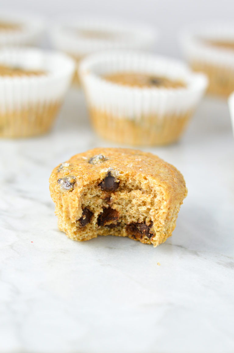 Yogurt Dark Chocolate Chip Muffins