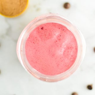 Chocolate Raspberry Protein Smoothie