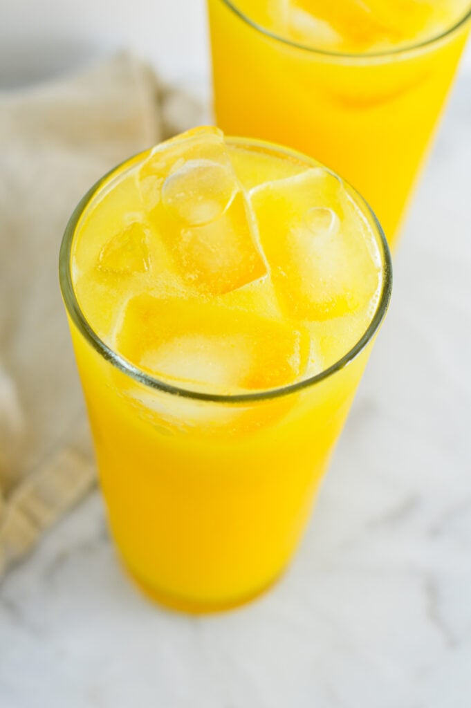 Mango Coconut Vodka Cocktail