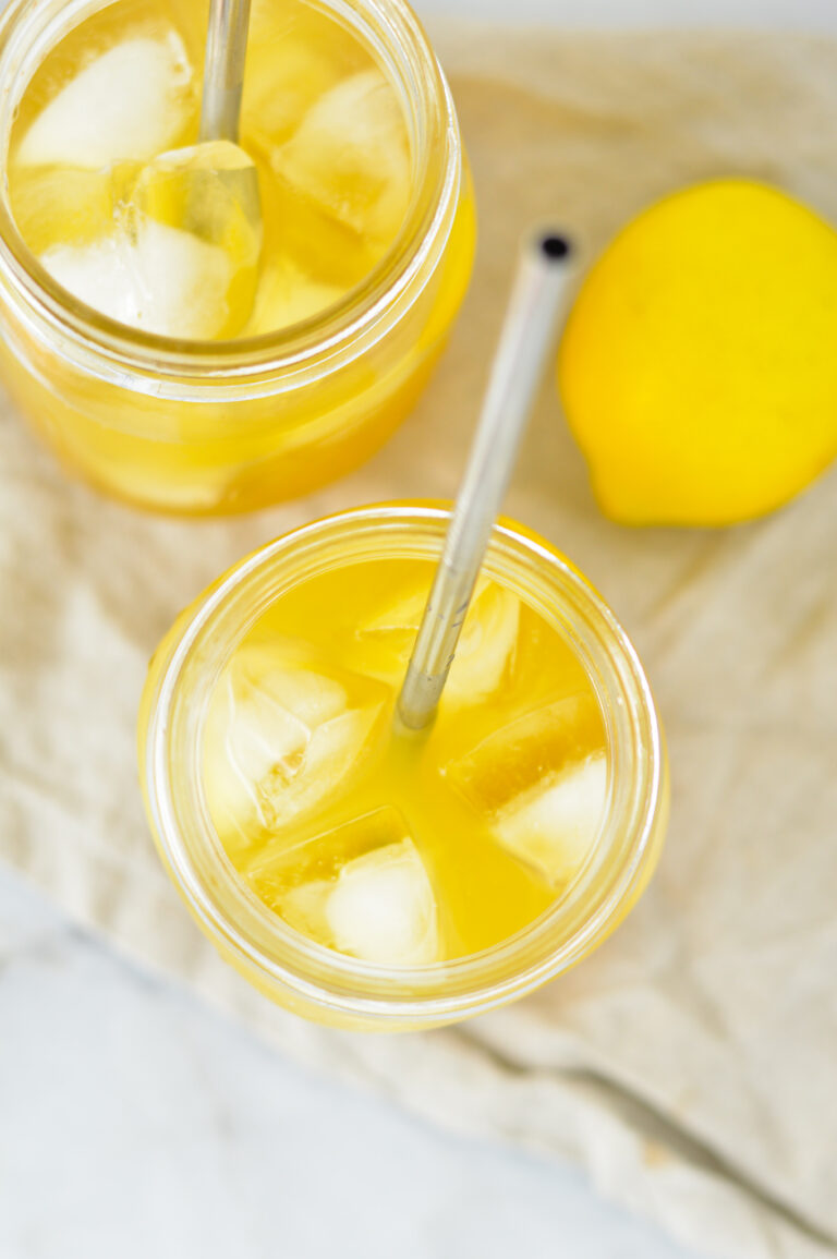 Orange Lemon Green Iced Tea