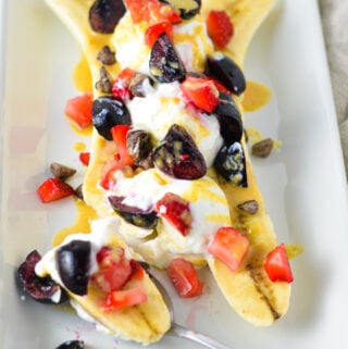Healthy Banana Split