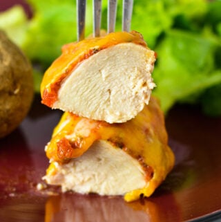 Cheesy Salsa Chicken