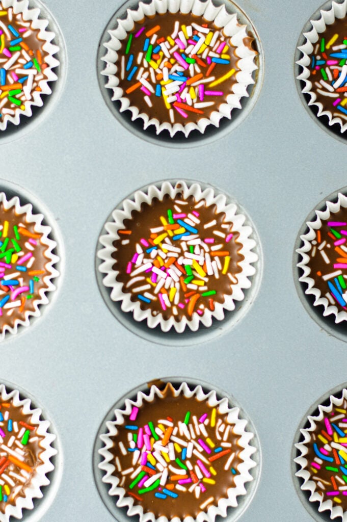Birthday Nutella Cups