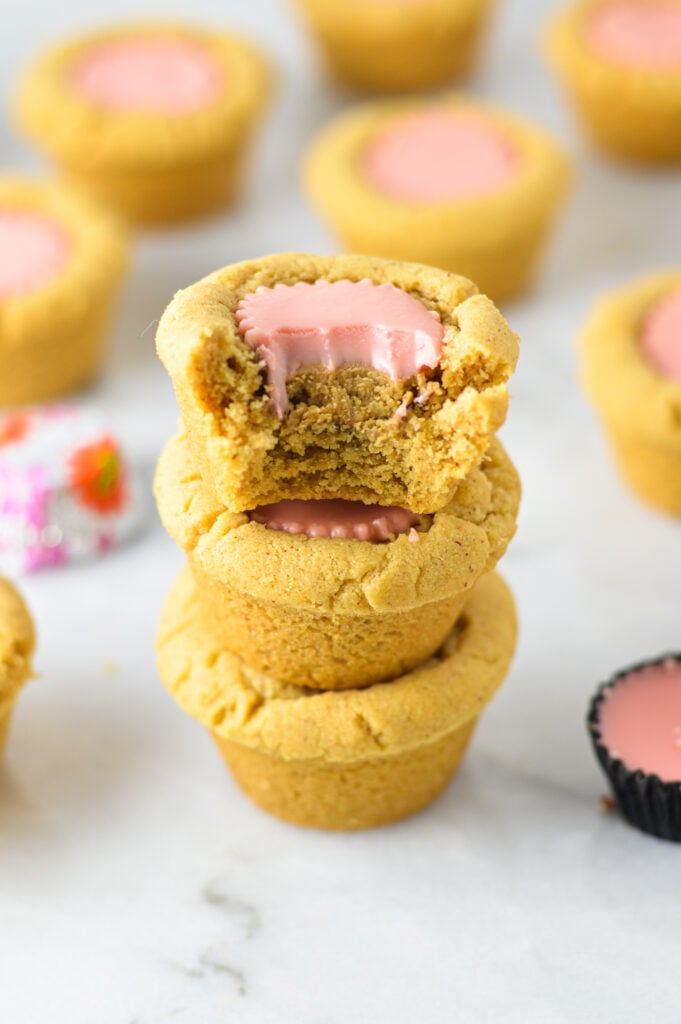 Valentine's Day Peanut Butter Cookie Cups